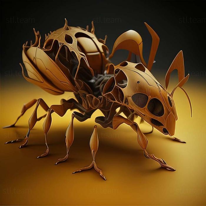 3D model Pheidole subarmata (STL)